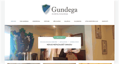 Desktop Screenshot of gundega.lv