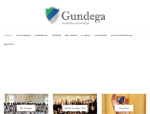Tablet Screenshot of gundega.lv